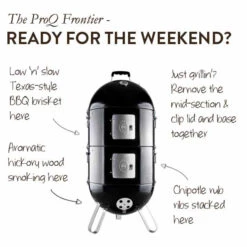 ProQ Frontier Elite 3in1 BBQ Smoker -Best Kitchenware Shop proq frontier main image