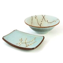 Sakura Blossom Side Plate 19cm X 13cm -Best Kitchenware Shop sakura plate bowl 1