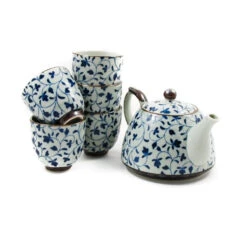 Shizen Blue Japanese Teapot & Teacup Set -Best Kitchenware Shop shizen blue japanese teapot set