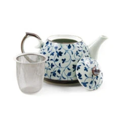 Shizen Blue Japanese Teapot & Teacup Set -Best Kitchenware Shop shizen blue japanese teapot set parts