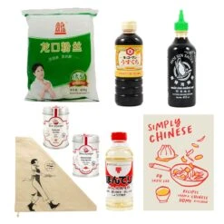 Simply Chinese Cookbook & Ingredients Set Without Shaoxing Wine