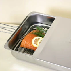 Camerons Gourmet Mini Smoker, 18cm X 28cm -Best Kitchenware Shop stovetop smoker master 001 2