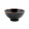 Black Stoneware Ramen Bowl -Best Kitchenware Shop yuzu black noodle bowl side